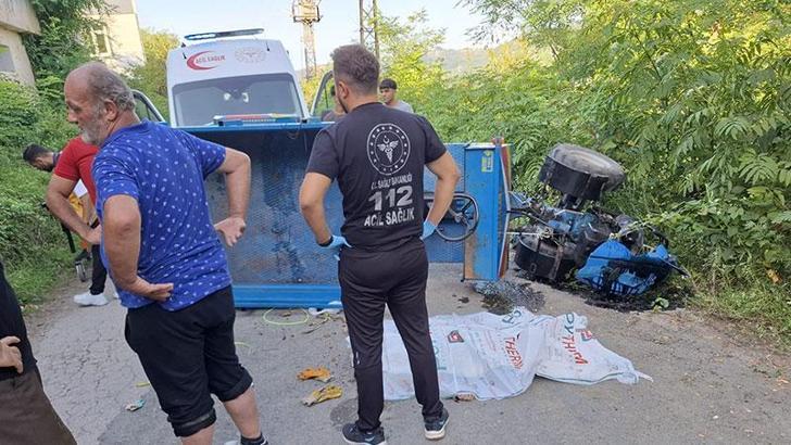 Ordu'da patpat devrildi: 1 çocuk öldü, 1 yaralı