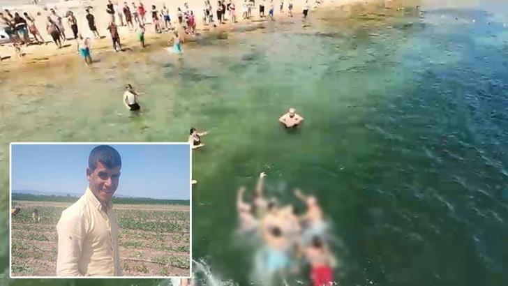 Denizde dronla yeri belirlenip kurtarılan genç, hastanede hayatını kaybetti