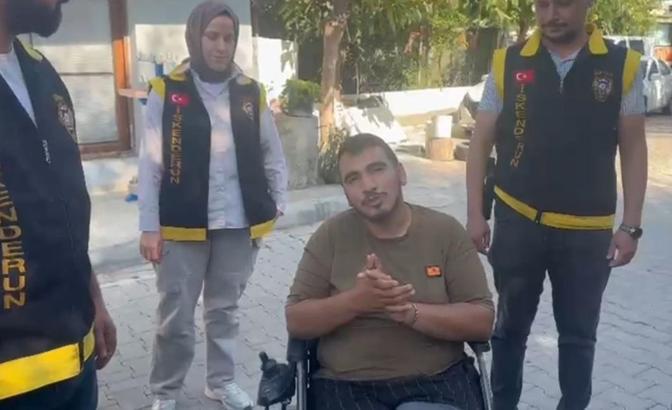 Melih'in tekerlekli sandalyesini çalan şüpheliler yakalandı