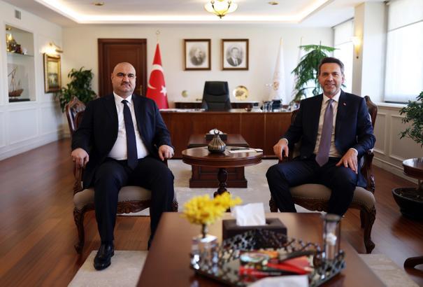 Bakan Bayraktar, Kerkük Valisi Selman Ağa'yı kabul etti