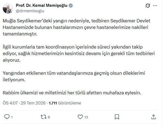 Muğla'da orman yangını (5)