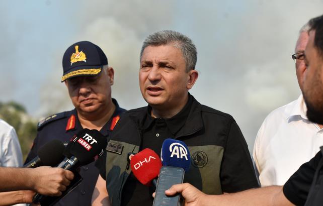 Kumluca'da orman yangını (5)