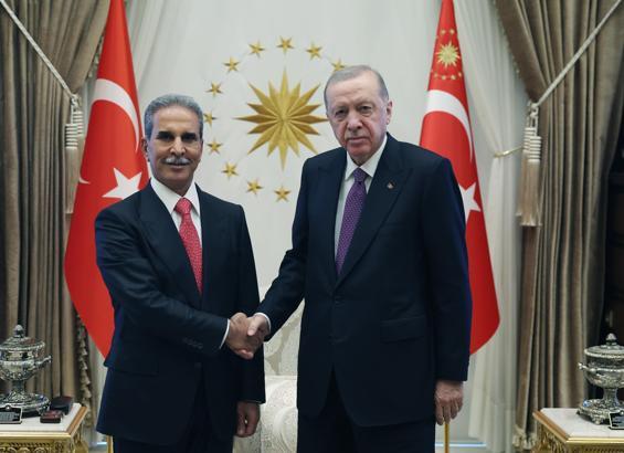Cumhurbaşkanı Erdoğan, Irak Yüksek Yargı Konseyi Başkanı Zeydan’ı kabul etti