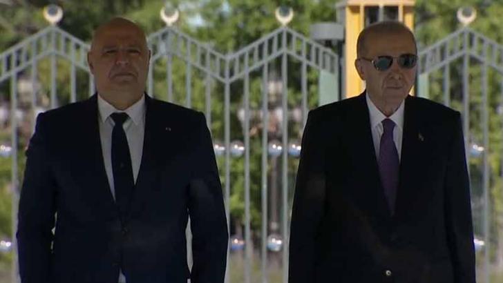 Cumhurbaşkanı Erdoğan, Lübnan Cumhurbaşkanı Avn'ı resmi törenle karşıladı