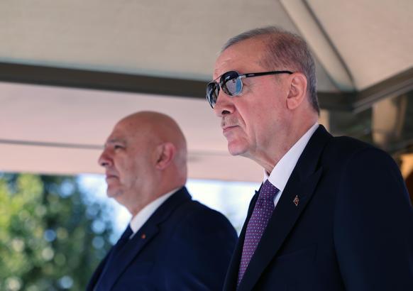 Cumhurbaşkanı Erdoğan, Lübnan Cumhurbaşkanı Avn'ı resmi törenle karşıladı / Ek fotoğraflar