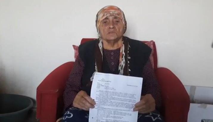 Valilikten oğlu tarafından icra yoluyla evden çıkarılmak istenen yaşlı kadına ilişkin açıklama