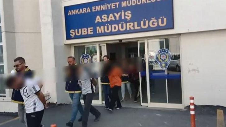 Ankara'da ilişki vaadiyle gaspa 9 gözaltı