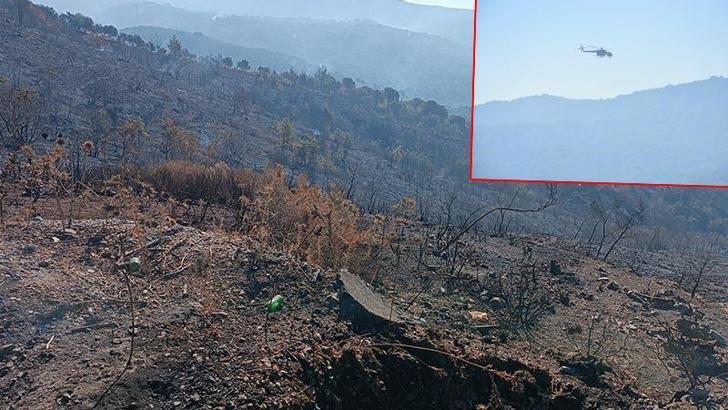 Balıkesir Gömeç'teki orman yangını 3'üncü gününde
