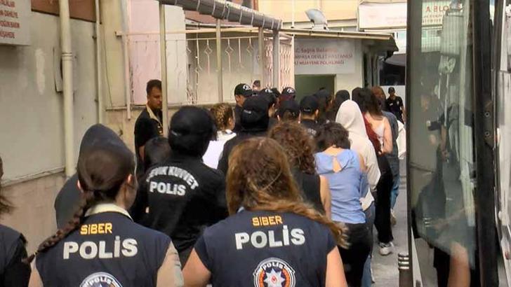 İstanbul'da forex dolandırıcılığı operasyonunda gözaltına alınan 54 ÅŸüpheli adliyeye sevk edildi