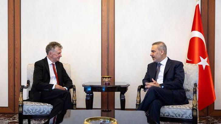 Bakan Fidan, Birleşik Krallık Ulusal Güvenlik Danışmanını kabul etti