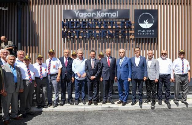 Osmangazi’de Yaşar Kemal Medeniyetler Kütüphanesi hizmete açıldı