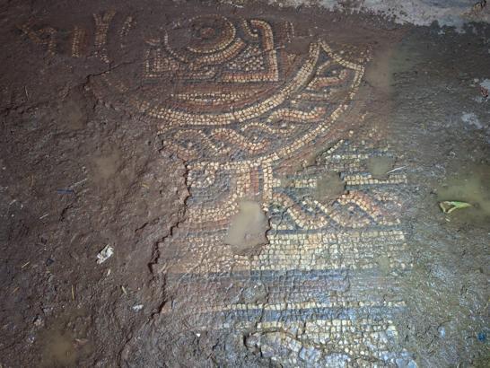 Mardin'de 1500 yıllık taban mozaiği ele geçirildi; 2 gözaltı
