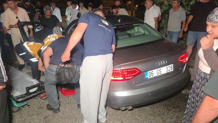 Kazaya karışmamak için manevra yapıp ağaca çarptı: 1 yaralı