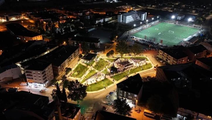 İnegöl Alanyurt Meydanı törenle hizmete açıldı
