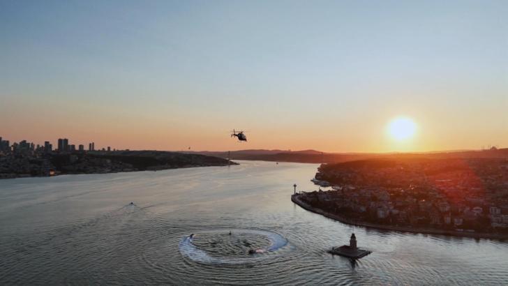 İstanbul Emniyet'inden kara, hava ve denizde yürütülen görevler için özel klip