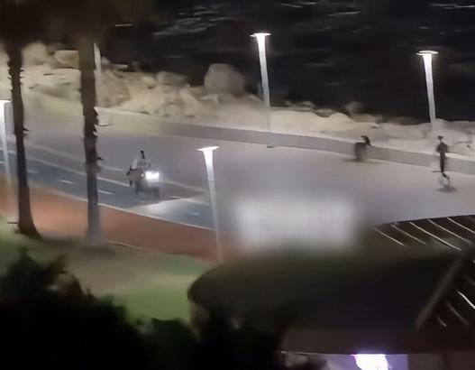 Bisiklet ve yaya yolunda motosiklet kullanan aday sürücünün ehliyeti iptal edildi