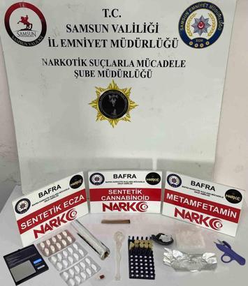 Bafra’da uyuşturucu operasyonu: 2 tutuklama