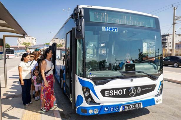 ESHOT seferleri düzenledi; Torbalı’dan denize ulaşmak kolaylaştı