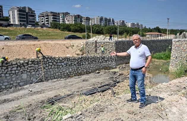 Bursa Büyükşehir Belediyesi'nden Ürünlü Deresi'nde kapsamlı dönüşüm