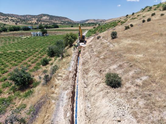 Mardin’de 40 yıllık ana isale hattı yenileniyor