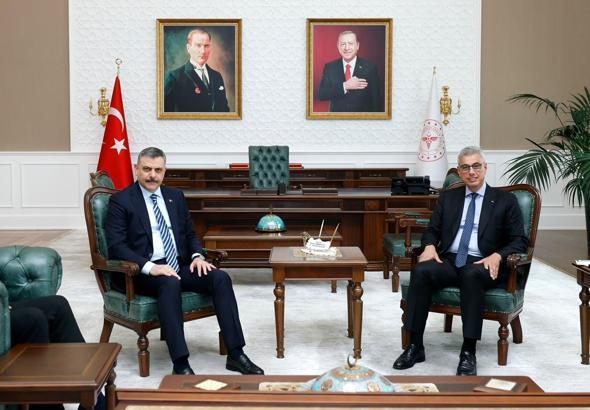 Bakanlar Memişoğlu ve Çiftçi bir araya geldi