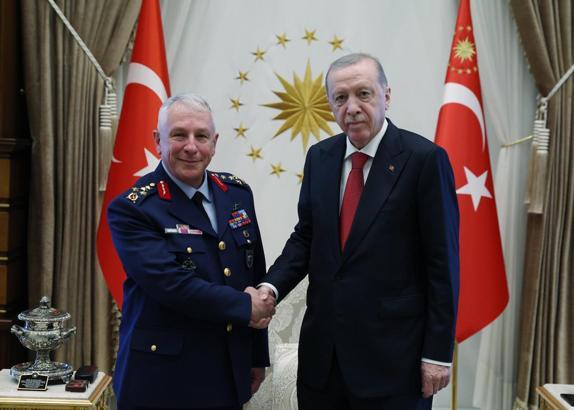 Cumhurbaşkanı Erdoğan, Orgeneral Kadıoğlu'nu kabul etti