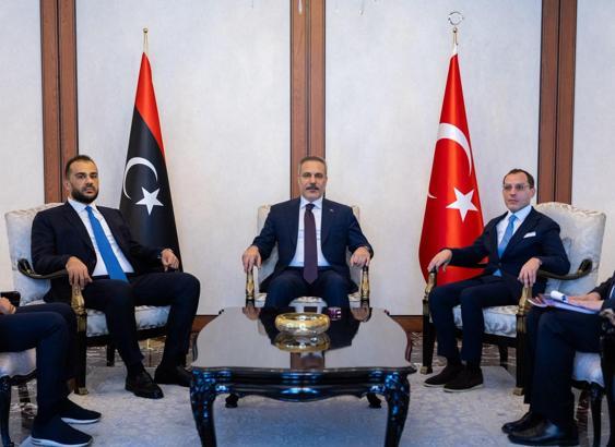 Bakan Fidan, Libya Savunma Bakan Vekili Zubi ile görüştü