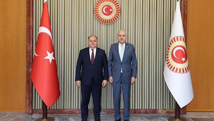 TBMM Başkanı Kurtulmuş, Yargıtay Başkanı Kerkez'i kabul etti
