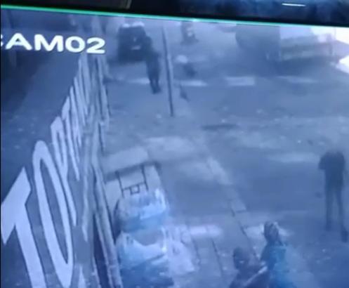 Miras tartışmasında ağabeyini tabanca ile yaraladığı anlar kamerada