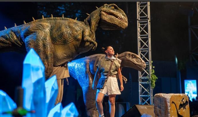 Uluslararası Bursa Festivali’nde ‘Efsane Dinozorlar’ sahne aldı