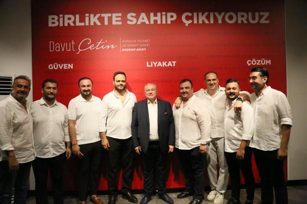 ATSO başkan adayı Davut Çetin seçim ofisini açtı