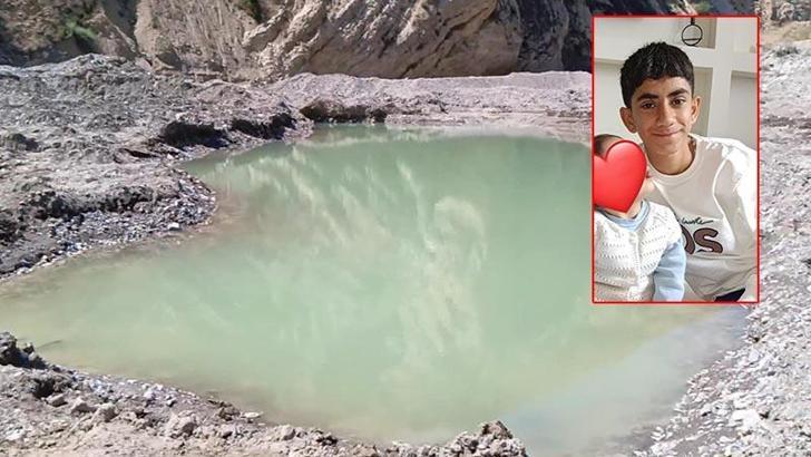 12 yaşındaki Ertuğrul hafriyat alınan gölette boğuldu