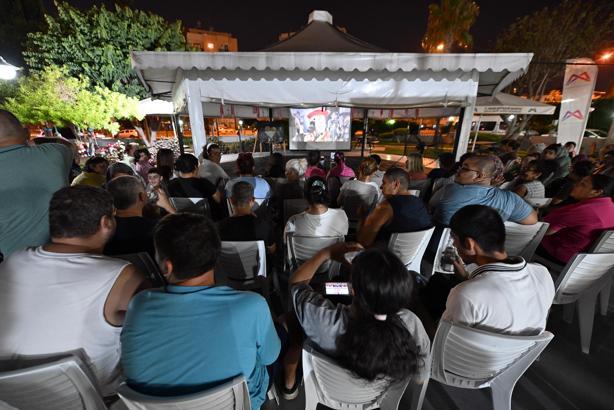 Engelsiz Yaşam Parkı’nda sinema keyfi