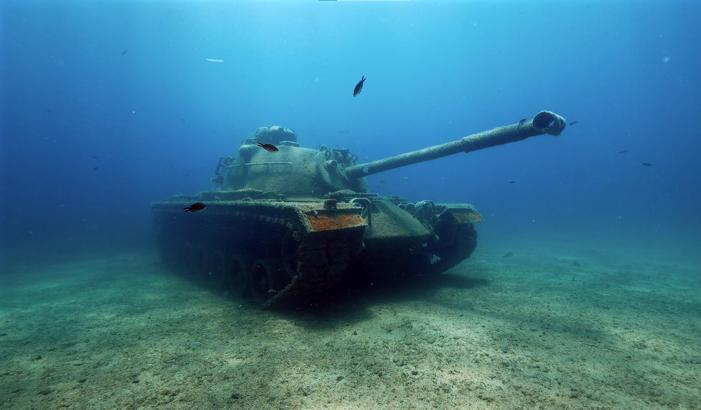 Saros Körfezi'ndeki tank batığı, dalış tutkunlarının gözdesi oldu