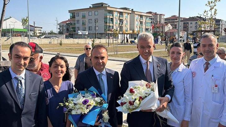 Bakan Memişoğlu ile Bakan Kacır, Tekirdağ'da hastane açılışına katıldı