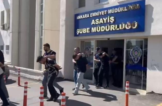 Ankara'da trafikte araçlarıyla drift atan 11 şüpheli gözaltına alındı