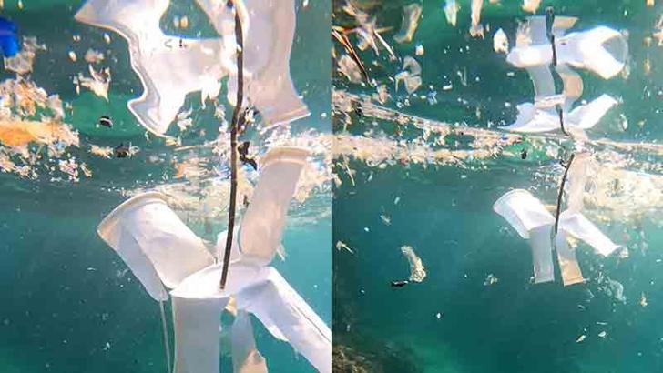 Mikroplastik kirliliği, su altında daha yoğun