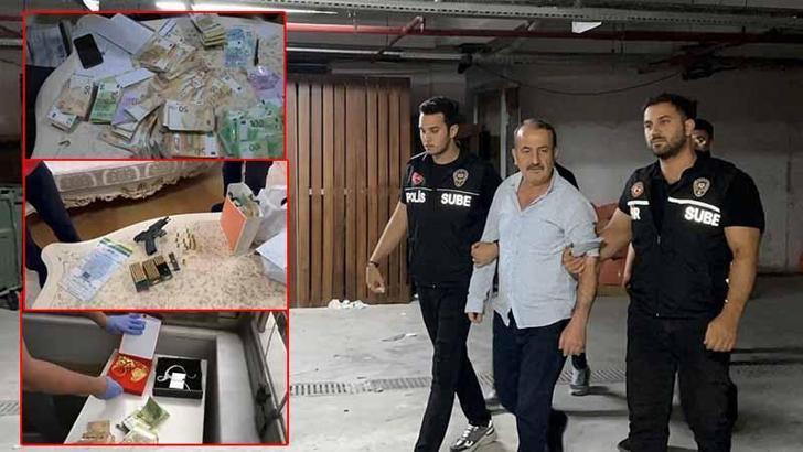 Galatasaray taraftar grubu lideri Sebahattin Şirin'in evinde 65 milyon lira değerinde altın, döviz ve ziynet eşyası bulundu