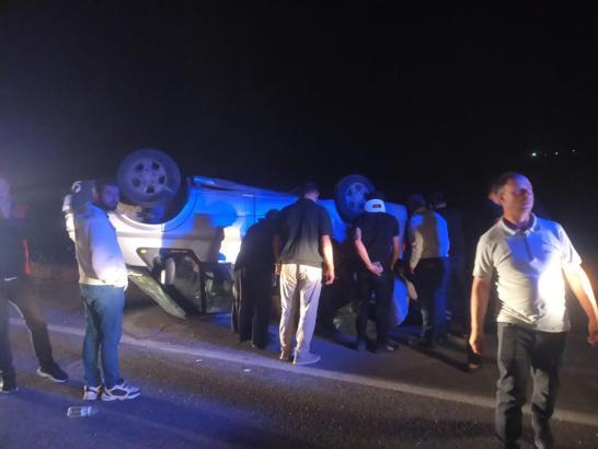 Sivas'ta minibüs devrildi: 7 yaralı