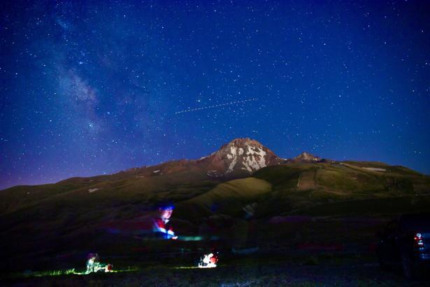 Erciyes'te 2 bin 650 metre yükseklikte meteor yağmuru / Ek fotoğraflar