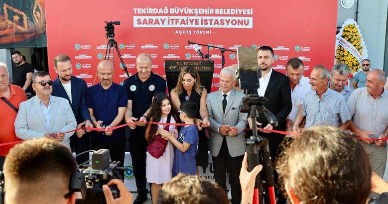 Tekirdağ Büyükşehir Belediyesi, Saray'a itfaiye üssü kurdu