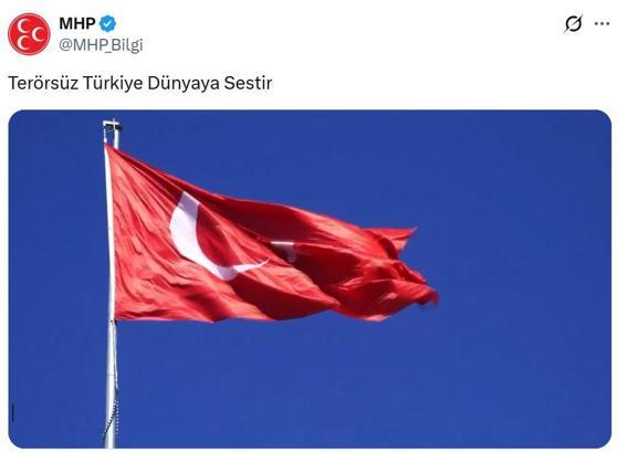 MHP'den 'Terörsüz Türkiye' türküsü