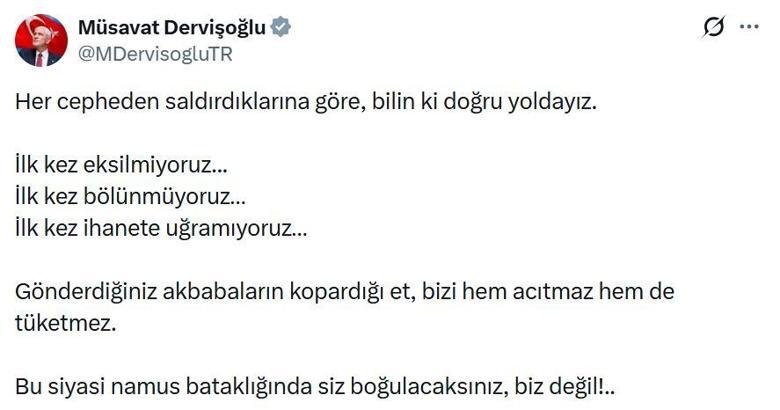 Dervişoğlu: İlk kez eksilmiyoruz