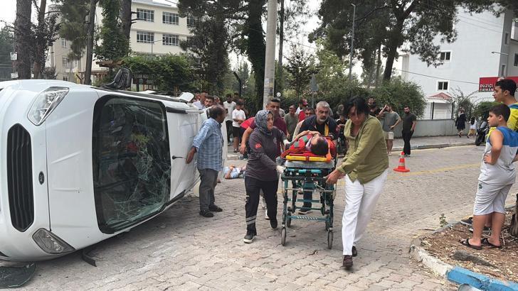 Osmaniye'de iki otomobil çarpıştı: 5 yaralı