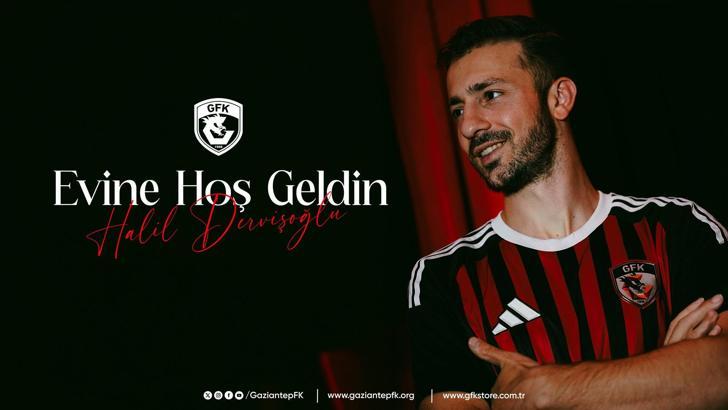 Gaziantep FK, Halil Dervişoğlu’nu kiralık olarak kadrosuna kattı