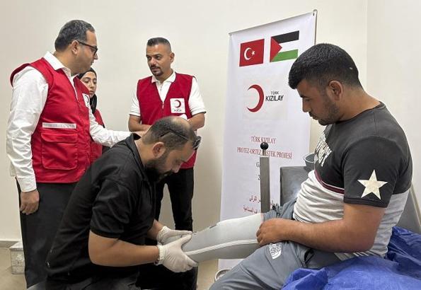 Türk Kızılay, Gazze’de Protez Destek Projesi başlattı