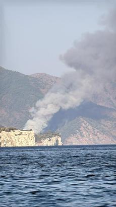 Marmaris'te orman yangını