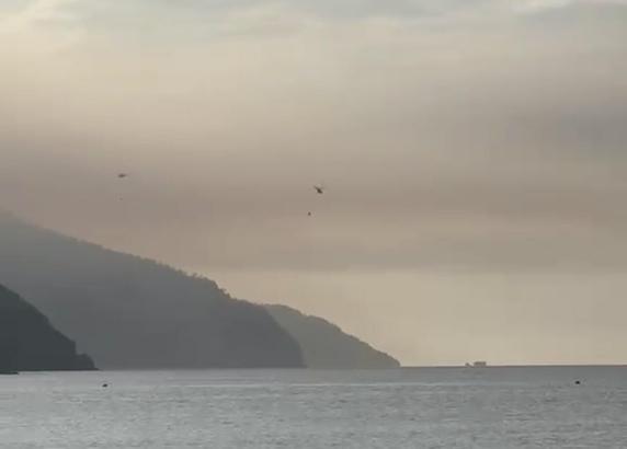Muğla'da orman yangını ikinci gününde
