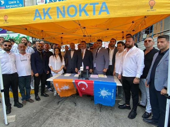 Konak'ta CHP ve diğer partilerden AK Parti’ye 500 kişilik katılım
