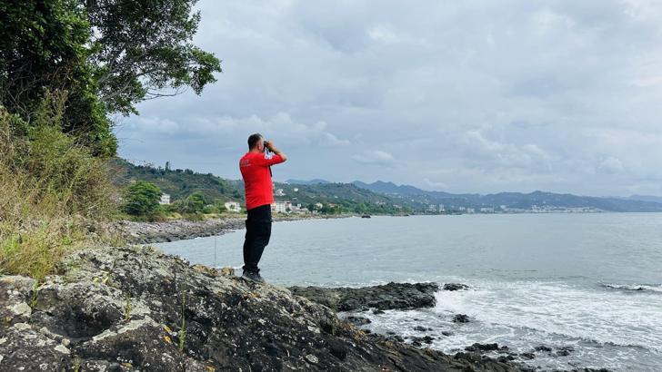 Giresun'da selde kaybolan dayı ve yeğeni arama çalışmaları 4'üncü gününde